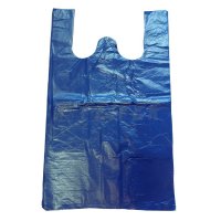 Tragetasche 10K, 300+150x530 mm, blau, geblocked