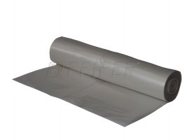 LDPE-Müllbeutel, 700 x 1100 mm, Typ 60, klar, 25 Stück/Rolle – ohne Deckel